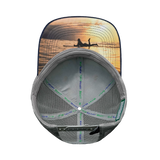 Surf - 6 Panel - Cork - Heather Navy / Gray - Trucker Mesh (Unisex)