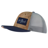 Surf - 6 Panel - Cork - Heather Navy / Gray - Trucker Mesh (Unisex)