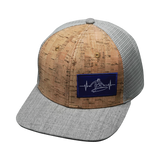 Surf - 6 Panel - Cork - Heather Gray / Gray - Trucker Mesh (Unisex)