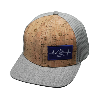 Surf - 6 Panel - Cork - Heather Gray / Gray - Trucker Mesh (Unisex)