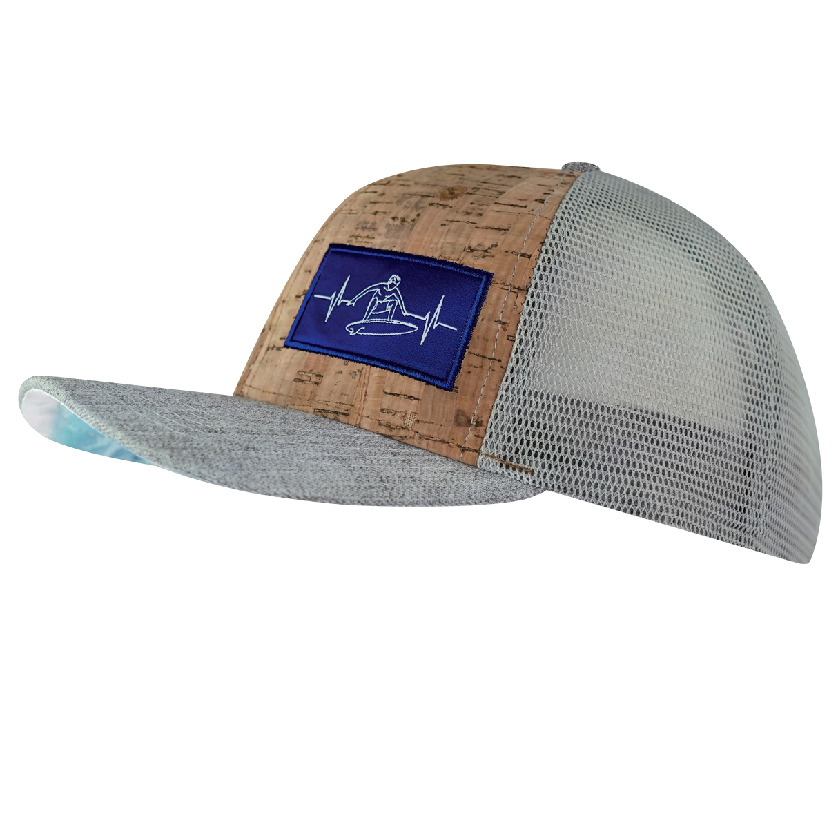 Surf - 6 Panel - Cork - Heather Gray / Gray - Trucker Mesh (Unisex)