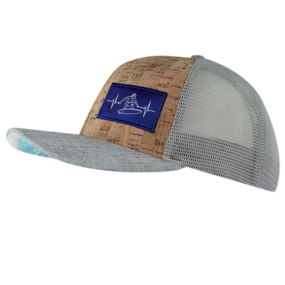 Surf - 6 Panel - Cork - Heather Gray / Gray - Trucker Mesh (Unisex)