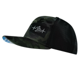 Surf - 6 Panel - Green Camo / Black - Trucker Mesh (Unisex)