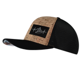 Surf - 6 Panel - Cork - Black - Trucker Mesh (Unisex)