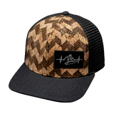 Surf - 6 Panel - Cork - Charcoal Gray - Trucker  Mesh (Unisex)