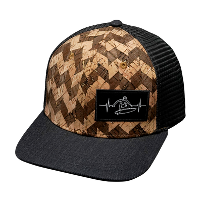 Surf - 6 Panel - Cork - Charcoal Gray - Trucker  Mesh (Unisex)