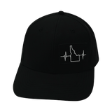 Idaho - 6 Panel - Black - Laser Mesh (Unisex)
