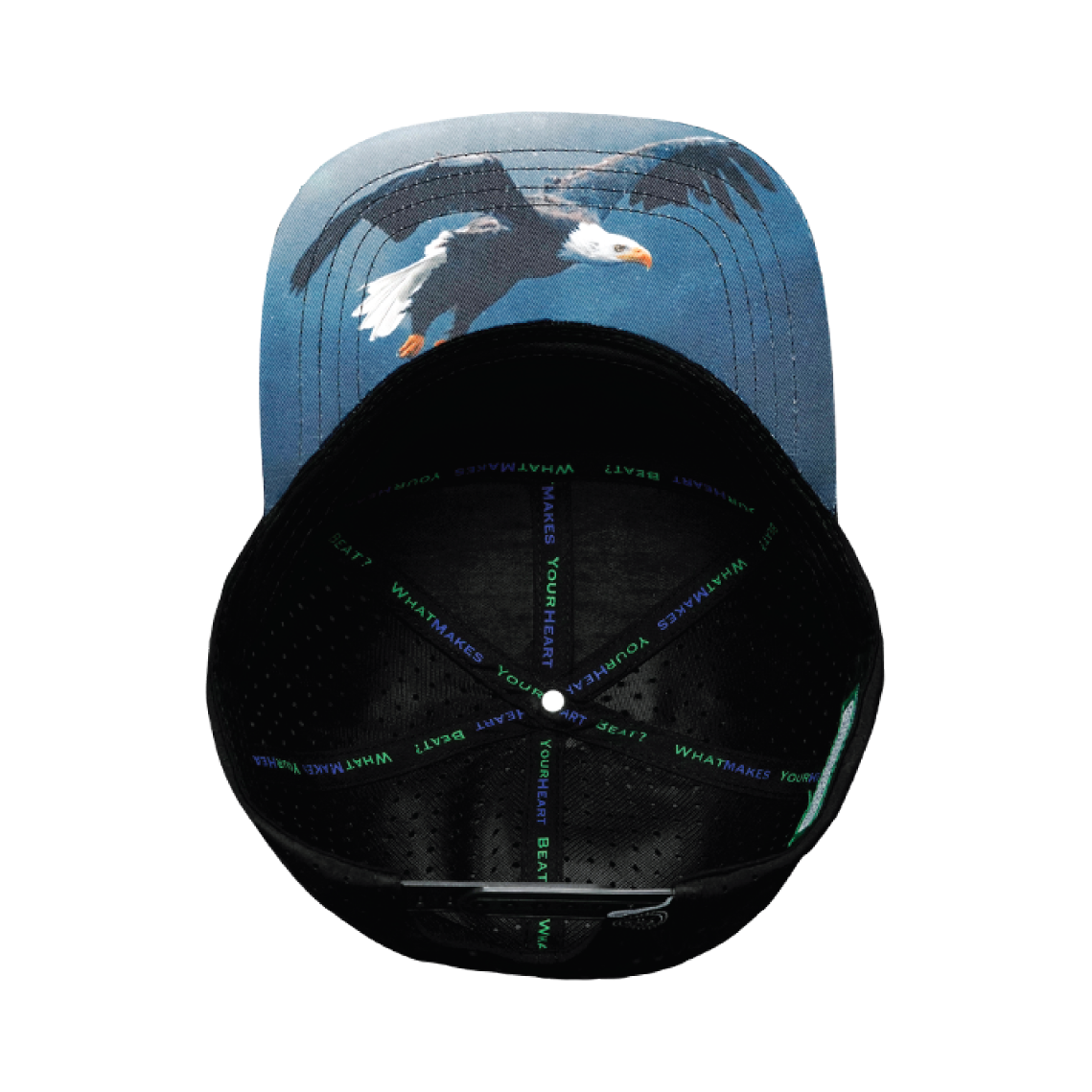 Idaho - 7 Panel - Black Camo / Black - Laser Mesh (Unisex)