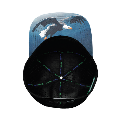 Idaho - 7 Panel - Black Camo / Black - Laser Mesh (Unisex)