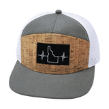 Idaho - 7 Panel - Cork - Gray / White - Laser Mesh (Unisex)