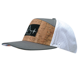 Idaho - 7 Panel - Cork - Gray / White - Laser Mesh (Unisex)