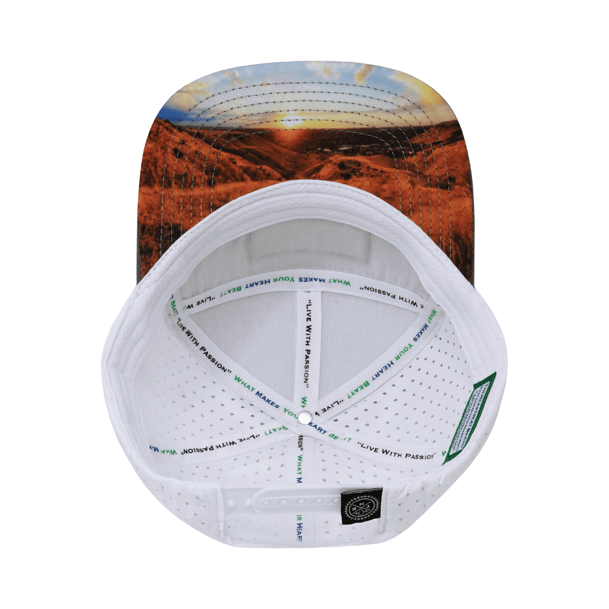 Idaho - 7 Panel - Cork - Gray / White - Laser Mesh (Unisex)