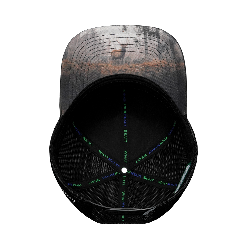 Idaho - 6 Panel - Tan Camo / Black - Laser Mesh (Unisex)