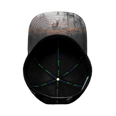 Idaho - 6 Panel - Tan Camo / Black - Trucker Mesh (Unisex)