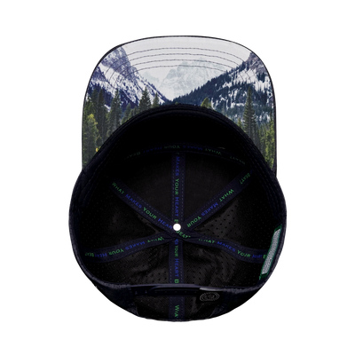 Idaho - 7 Panel - Navy / Gray / Black - Laser Mesh (Unisex)