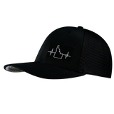 Idaho - 6 Panel - Black - Trucker Mesh (Unisex)