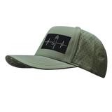 Yoga - 5 Panel - Structured - Sage - Laser Mesh (Unisex)
