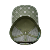 Yoga - 5 Panel - Structured - Sage - Laser Mesh (Unisex)