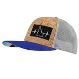 Idaho - 6 Panel - Cork - Royal Blue / Gray - Trucker Mesh (Unisex)