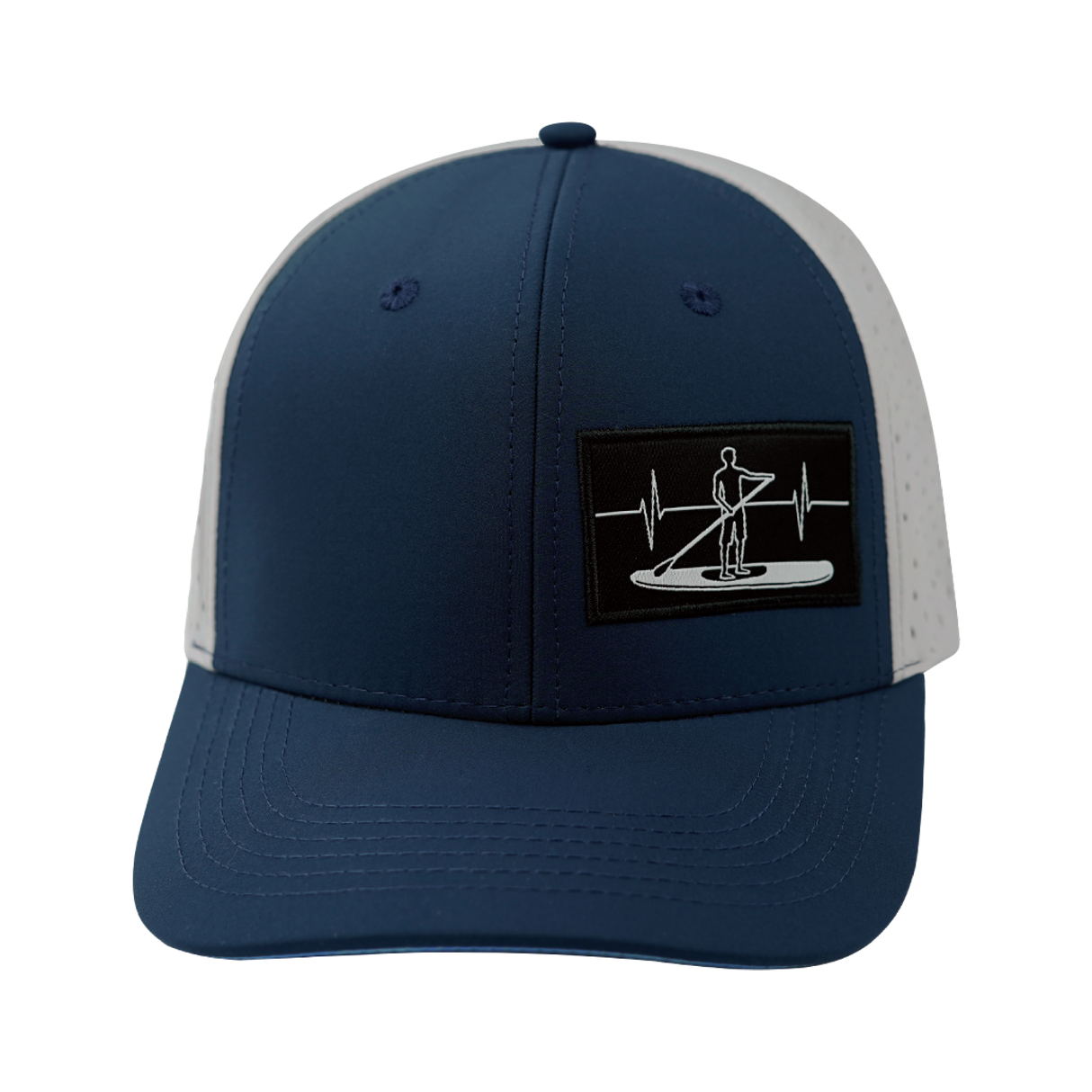 Paddle Board - 6 Panel - Navy / Gray - Laser Mesh (Unisex)
