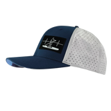 Paddle Board - 6 Panel - Navy / Gray - Laser Mesh (Unisex)