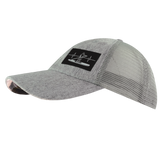 Paddle Board - 6 Panel - Unstructured - Relaxed Fit - Gray Hemp / Gray - Soft Trucker Mesh (Unisex)