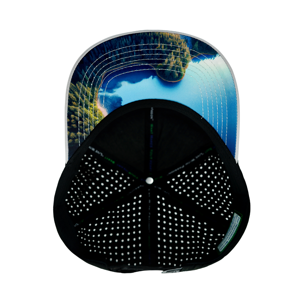 Paddle Board - 6 Panel - Gray / Black - Laser Mesh (Unisex)