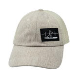 Paddle Board - 6 Panel - Unstructured - Relaxed Fit - Sand Hemp / Sand - Soft Trucker Mesh (Unisex)