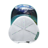Paddle Board - 6 Panel - Shallow Fit - Pony Tail - Mint / White - Laser Mesh (Unisex)
