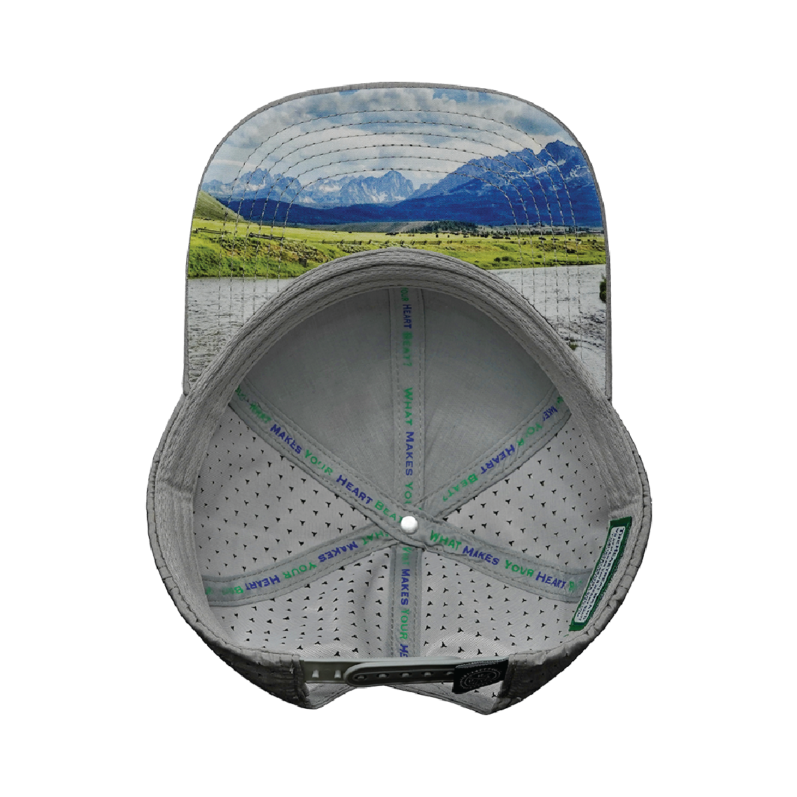 Idaho - 6 Panel - Gray - Laser Mesh (Unisex)