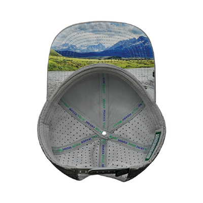 Idaho - 6 Panel - Gray - Laser Mesh (Unisex)