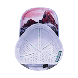 Idaho - 6 Panel - Shallow Fit - Pony Tail - Light Blue / White - Laser Mesh (Unisex)