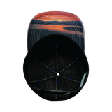 Idaho - 6 Panel - Shallow Fit - Heather Gray / Black - Trucker Mesh (Unisex)