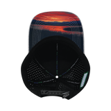 Idaho - 6 Panel - Shallow Fit - Pony Tail - Heather Gray / Black - Laser Mesh (Unisex)