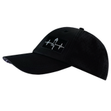 Yoga - 6 Panel - Unstructured - Relaxed Fit - Pony Tail - Black - Laser Mesh (Unisex)