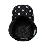 Yoga - 6 Panel - Unstructured - Relaxed Fit - Pony Tail - Black - Laser Mesh (Unisex)