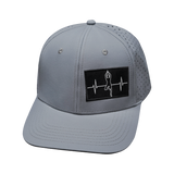 Yoga - 6 Panel - Gray - Laser Mesh (Unisex)