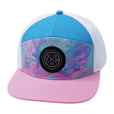 THB - 7 Panel - Cotton Candy - Pink / Neon Blue / White (Unisex)