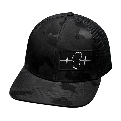 Tahoe - 6 Panel - Black Camo / Black (Unisex)