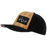 Fishing - 6 Panel - Cork - Black - Laser Mesh (Unisex)