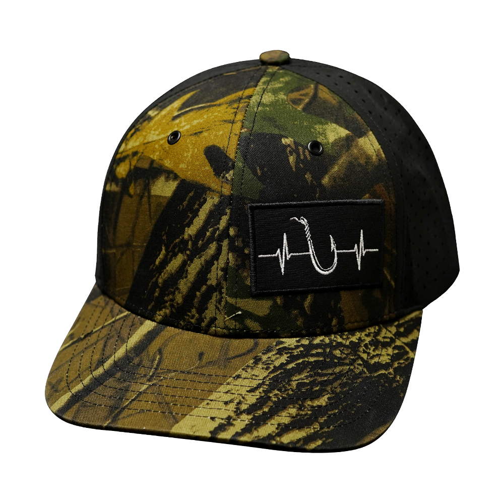 Fishing - 6 Panel - Tan Tree Camo / Black (Unisex)