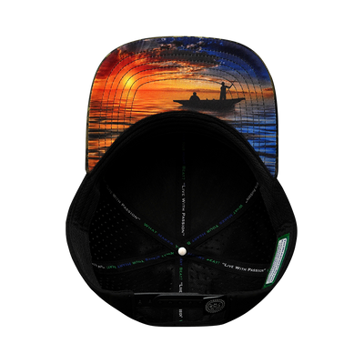 Fishing - 6 Panel - Tan Tree Camo / Black - Laser Mesh (Unisex)