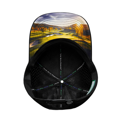 Golf - 6 Panel - Black - Laser Mesh (Unisex)