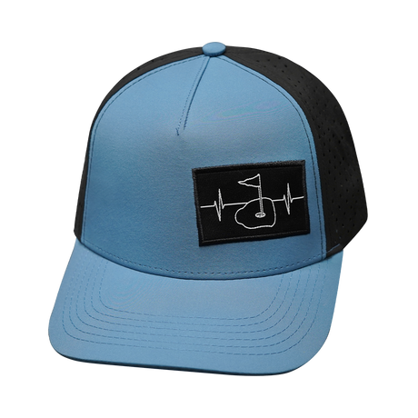 Golf - 5 Panel - Structured - Slate Blue / Black (Unisex)