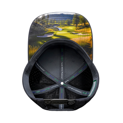 Golf - 6 Panel - Charcoal - Laser Mesh (Unisex)