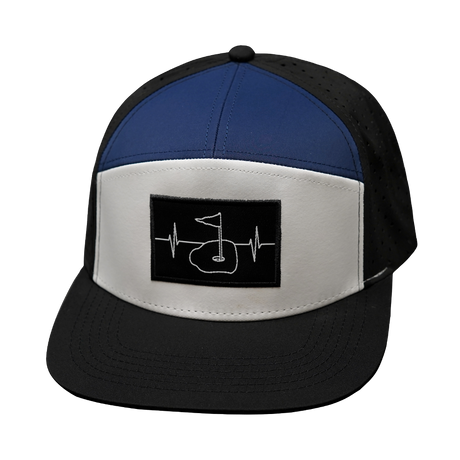 Golf - 7 Panel - Black / White / Navy (Unisex)