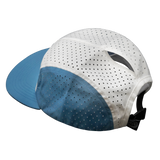 Yoga - 5 Panel - Sporty - Unstructured - Pony Tail - Light Blue / White (Unisex)