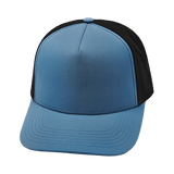 Blank - 5 Panel - Structured - Slate Blue / Black (Unisex)