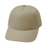 Blank - 5 Panel - Structured - Cream (Unisex) - Laser Mesh