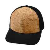Blank - 6 Panel  - Cork - Textured Black (Unisex)